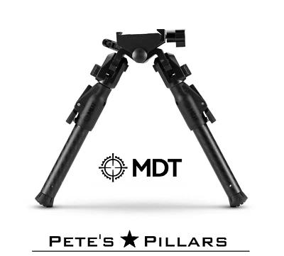 MDT Chassis Bipod RRS Dovetail/ARCA Mount Carbon Fiber GRND-POD 105561-BLK