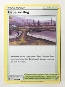 Gapejaw Bog 142/189 Uncommon Astral Radiance Pokemon Pack Fresh - Picture 1 of 5