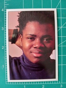 1989 Panini Smash Hits MUSIC sticker CARD TRACY CHAPMAN ROOKIE #29