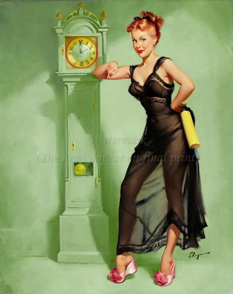GIL ELVGREN Pin-Up Poster or Canvas Print "The Honeymoon's Over" #69 - Image 1 of 1