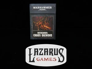 Warhammer 40k Chaos Deamons Datacards (8th Ed out of print) - Picture 1 of 4