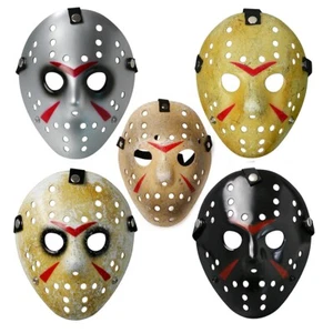 Jason Hockey Maske Erwachsen Jugendlich Halloween Mask Friday the 13 Horror - Bild 1 von 7