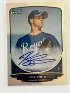 Bowman Chrome Kyle Smith 2013 refractor autógrafo automático RC/500 BCA-KS ROYALS - Imagen 1 de 3