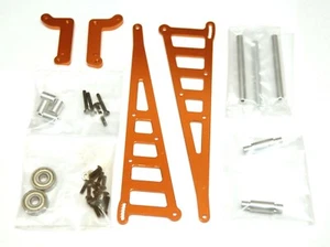 STRC ORANGE STC71071O ALUMINUM adjustable Wheelie Bar Kit Team Associated DR10 - Picture 1 of 1