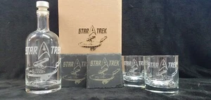 Star Trek decanter box set for 2 can be personalised - Picture 1 of 11