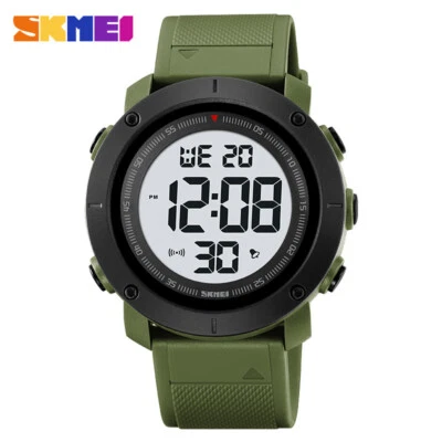 SKMEI Reloj Hombre Esfera Grande Reloj Estudiante para Niños Niñas Digital LED Reloj Pulsera Foto 1 de 4