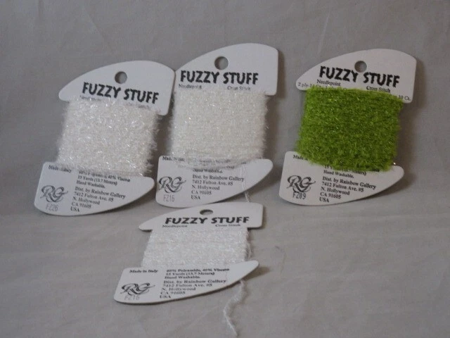 Rainbow Gallery Fuzzy Stuff Lot of 3 Asst Colors 15 yards each NEW     F216 - Image 1 of 1