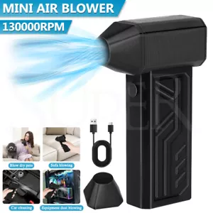 130,000 RPM Jet Dry Mini Blower Air Blower Turbo Powered Super Fan Portable - Picture 1 of 16