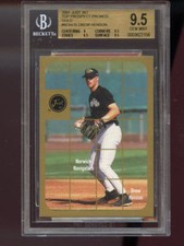 2001 Just 2K1 Top Prospect Promo Drew Henson ROOKIE GOLD RC Graded Card BGS 9.5