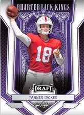 2023 Leaf Draft Football Trading Cards (Base or Autographs) Pick From List 1-H