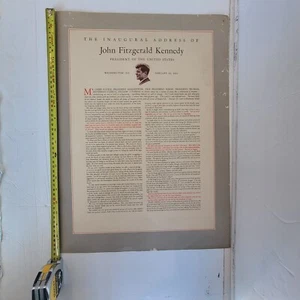 President John Fitzgerald Kennedy (JFK) - Inaugural Address on January 20, 1961 - Picture 1 of 7