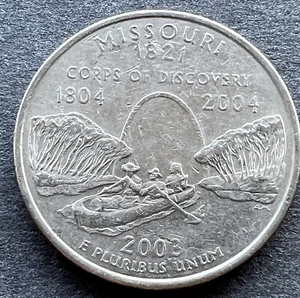 2003 D Missouri State Quarter - Picture 1 of 9