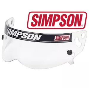 Visera/escudo Simpson Speedway RX/Diamondback - transparente - Imagen 1 de 1