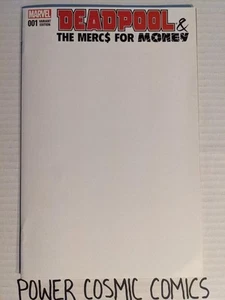 Deadpool & the Mercs for Money #1 (Marvel Sep 2016) NM  Blank Variant - Picture 1 of 6