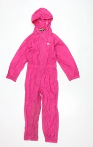 Trespass Girls Pink Snowsuit 7-8 Y Waterproof Windproof - Picture 1 of 12