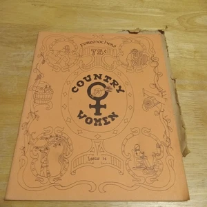 Country Women Foremothers Issue 14 February 1975 Country Women Albion CA 4toSCVG - Picture 1 of 6