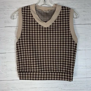 Vintage Y2K Women's cropped Vest by Urban Romantics size M - Picture 1 of 10