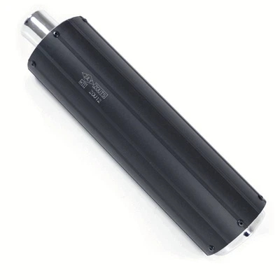 Universal Black Exhaust Silencer 440mm Motorcycle Scooter - Image 1 of 3