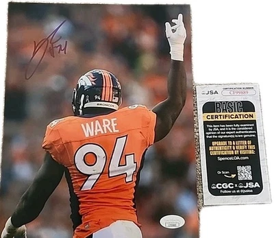 DEMARCUS WARE SIGNED 8X10 PHOTO DENVER BRONCOS HOFER JSA AUTHENTICATED #CF99889 Foto 1 de 3