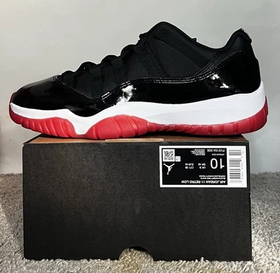 Size 10M- Nike Air Jordan 11 Retro Low Bred 2025 FV5104-006 - Image 1 of 4