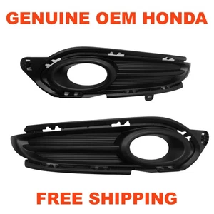 16-18 HONDA HR-V GRILL GRILLE FOG LIGHT BUMPER COVER Front LEFT RIGHT SET OEM - Picture 1 of 3