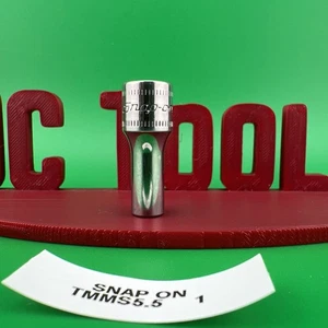 Snap On TMMS5 1/4" Drive 6-Point Metric 5mm Semi-Deep Chrome Socket 1 - Picture 1 of 7