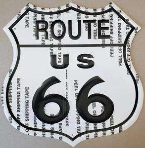 Route 66 Autobahn Schild Blechschild und 3' x 5' Flagge Garage Mann Höhle Wanddekor - Bild 1 von 6