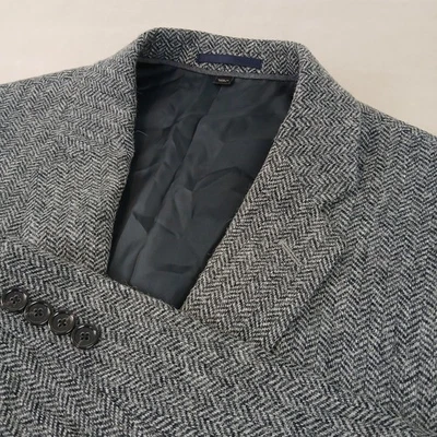 J Crew Ludlow 44R Mens Blazer Jacket Tweed Herringbone 22x30 Unstructured - Image 1 of 4