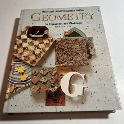 Geometry: For Enjoyment And Challenge New Edition Hardcover   VG - Image 1 of 4