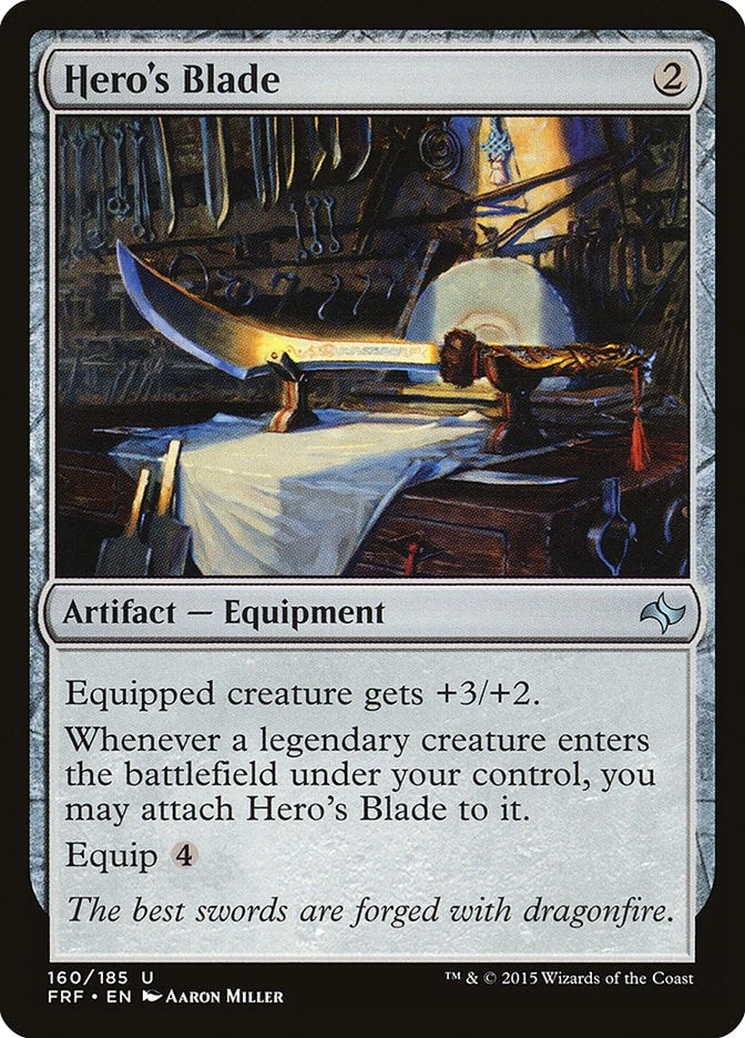 Hero's Blade [Fate Reforged] (FRF 160) Near Mint - Image 1 of 1