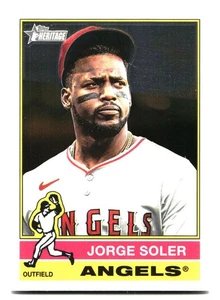 2025 Topps Heritage Jorge Soler #13 Chrome Atlanta Braves - Picture 1 of 2