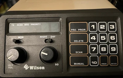 Lot of 3 Wilson 10 Channel UHF Trans Citi-Com Plus WU1510 w/Manual & Mics Untest - Image 1 of 4