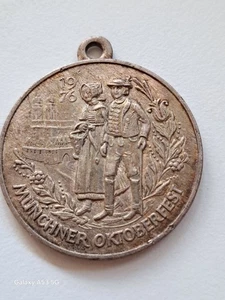 1976 Munich Beer Oktoberfest Medal Medallion Breweriana München Bavaria Germany - Picture 1 of 2