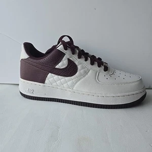 🚨 Nike Mujer’s Air Force 1 Bajo 318769 161 Blanco Tenis Cuero Zapatos TALLA 8.5 - Imagen 1 de 11