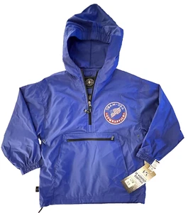 GK USA GYMNASTIK WINDBREAKER UNISEX KIND KLEIN BLAU SOFTEX LEICHTER PULLOVER GR. S - Bild 1 von 13