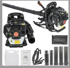 PROFESSIONAL BACK PACK ENGINE LEAF BLOWER, BLACK EB430 NEW - Picture 1 of 4