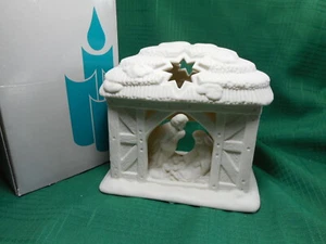 Portaluz de té nocturno PartyLite O Holy Natividad - Imagen 1 de 8