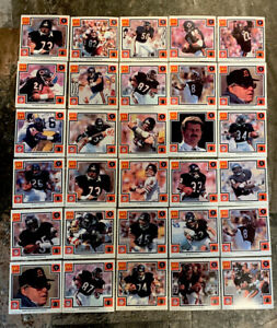 1985 McDonalds Chicago Bears Set of 30 Cards NFL Super Bowl Champions NFL Payton