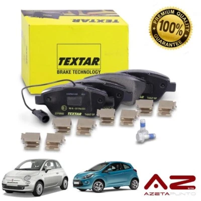 pastiglie freni anteriori per fiat 500 1.2 2007 2009 2008 2010 2011 ford ka mk2 - Immagine 1 di 4