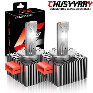 Fit 2016-2020 Chevrolet Silverado Xenon D5S Bulb LED HeadLight Lamp Kit Hi/Low - Foto 1 di 11