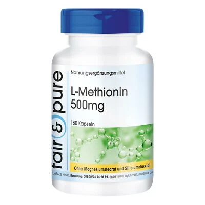 L-metionina 500 mg - 180 capsule - aminoacido solforato | equo e puro