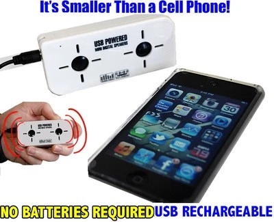 New Thinktank USB Powered Mini Digital Portable Mini Speaker System W/3.5mm Jack - Image 1 of 3