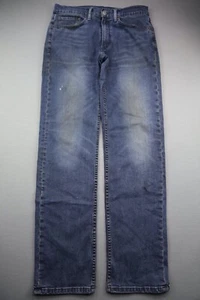 Men's 2017 Levi's 514 Jeans Dark Straight Leg Size 34x34 (Measure 33x32) - Picture 1 of 10