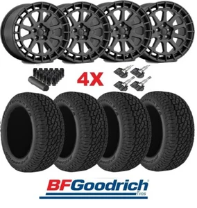 17 OFF ROAD BLACK RHINO BOXER WHEEL BFGOODRICH TRAIL AT ALL TERRAIN TIRE PACKAGE - Picture 1 of 17
