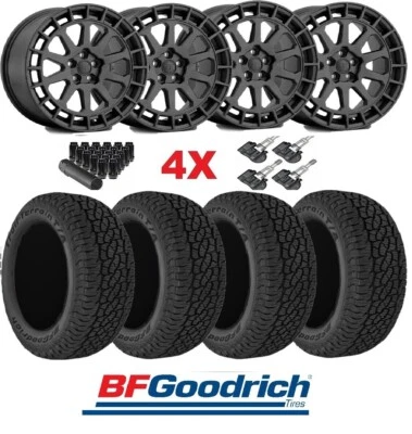 17 OFF ROAD BLACK RHINO BOXER WHEEL BFGOODRICH TRAIL AT ALL TERRAIN TIRE PACKAGE - Image 1 of 4