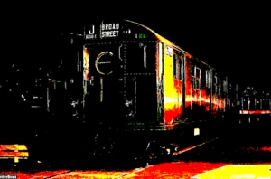 ORIGINALE KODACHROME SLIDE NYC METROPOLITANA R-16 #6398 "J" 207 ST. YARD 13 NOVEMBRE 1996 - Foto 1 di 1