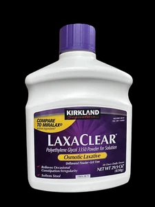 Kirkland Laxaclear Osmotic Laxative Powder 29.9oz EXP 01/2027 ((2Pack)) - Picture 1 of 3