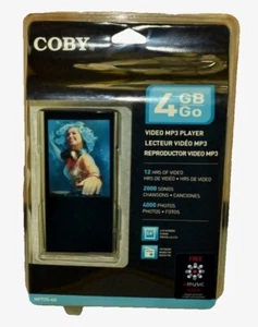 Coby 2.4 Inch LCD Touchpad Video MP3 Player 4 GB with FM Black MP725 - Picture 1 of 3
