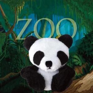 White/Black Panda Ponytail Pals Ponytail holder - Picture 1 of 1