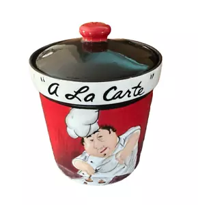Kitchen Chef 7" Canister A La Carte Certified Int. Design by Tracy Flickinger - Picture 1 of 5